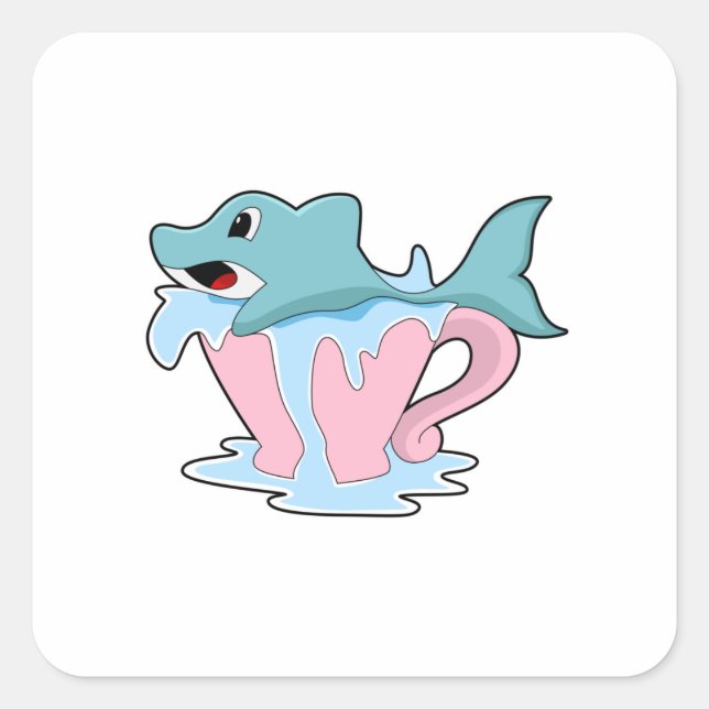 Sticker Carré Dauphin avec Coupe d'eau.PNG (Devant)