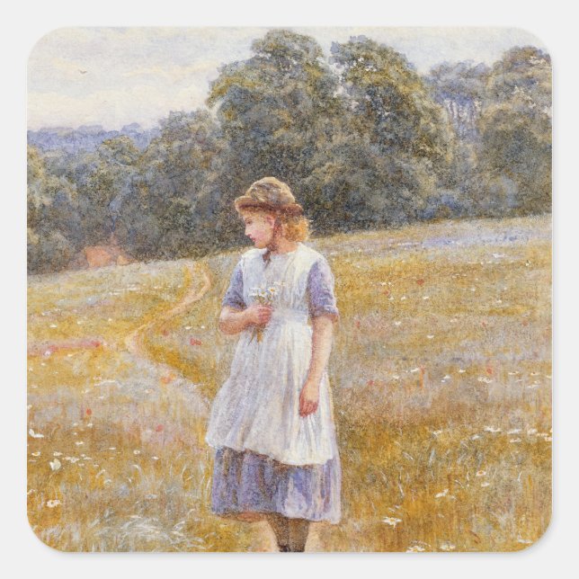 Sticker Carré Daydreamer, 1878 (Devant)