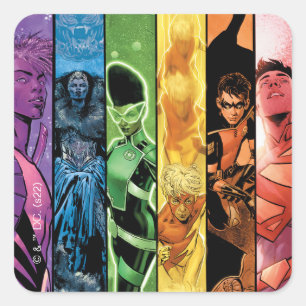 Sticker Carré DC Pride Comic Cover 2022