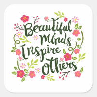 De Beaux Esprits Inspirer D'Autres Citer Sceau Sti