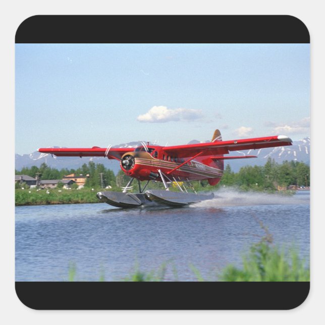 Sticker Carré De Havilland, Otter, 1961_Aviation classique (Devant)