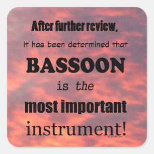Sticker Carré de instruments le plus important de