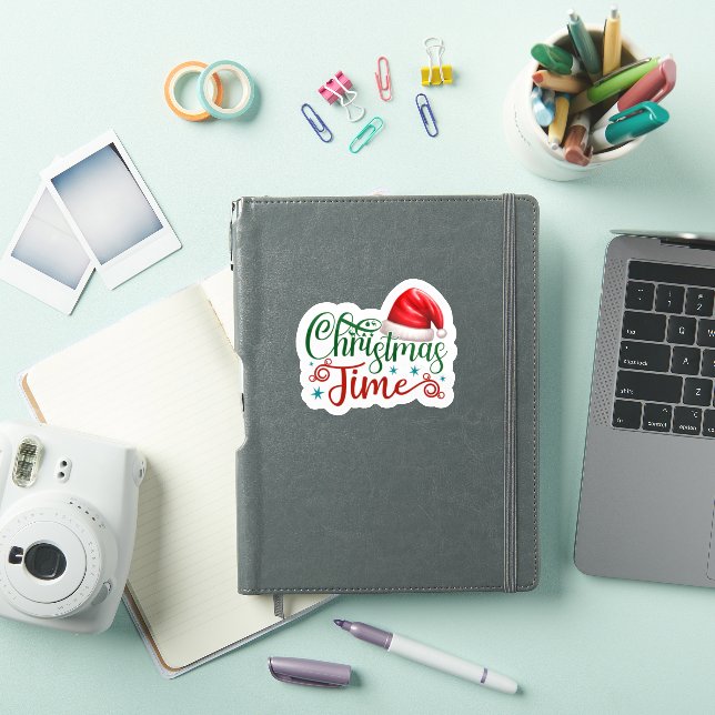 Sticker Carré de Noël joyeux (Couverture iPad)