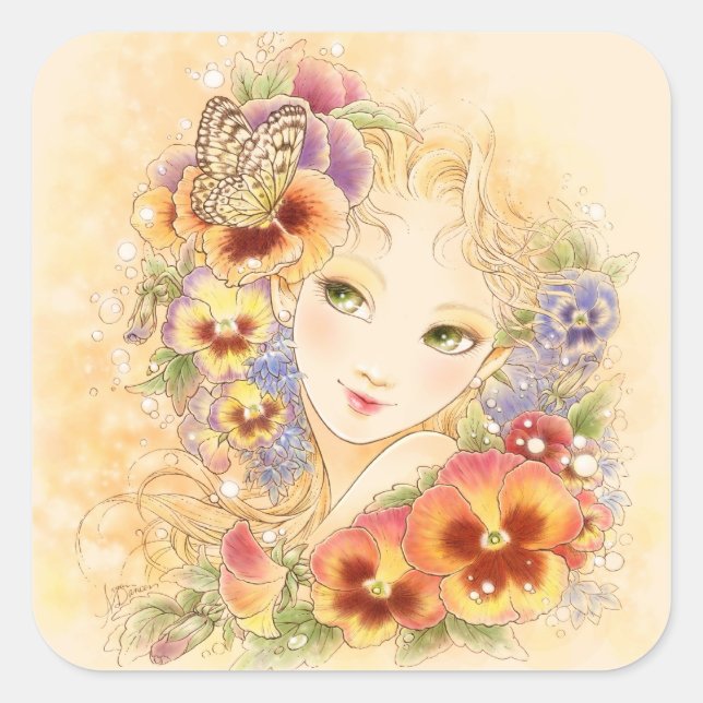 Sticker Carré de sansy (Devant)