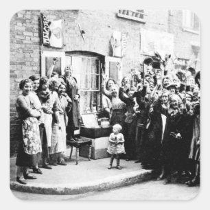 Sticker Carré Décoration de jubilé dans l'East End