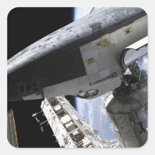 Sticker Carré Découverte de navette spatiale accouplée