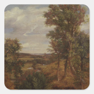 Sticker Carré Dedham Vale, 1802