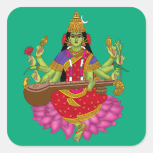 Sticker Carré Déesse Matangi 
