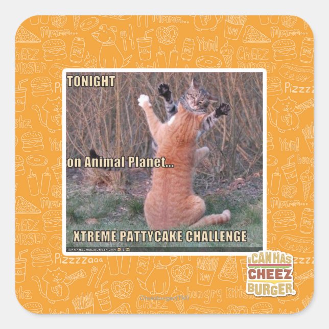 Sticker Carré Défi Xtreme PattyCake (Devant)