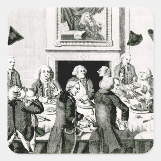 Sticker Carré Dégustation, 1780 (Devant)
