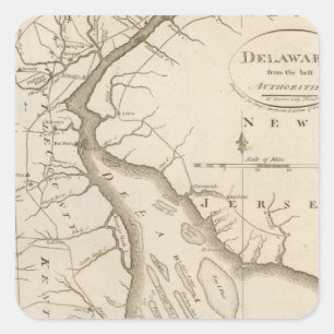 Sticker Carré Delaware 5