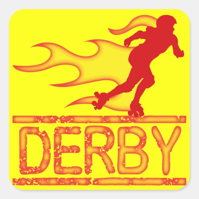 Sticker Carré Derby (Devant)