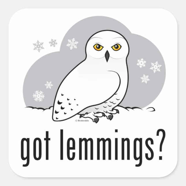 Sticker Carré des lemmings ? (Devant)