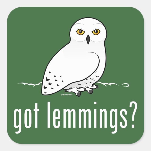 Sticker Carré des lemmings ? (Devant)