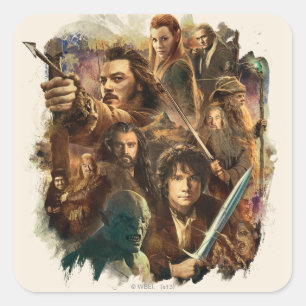 Sticker Carré DESOLATION OF SMAUG™ Characters