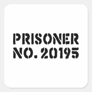 Sticker Carré Détenu n° 20195