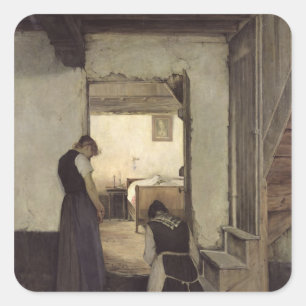 Sticker Carré deuil