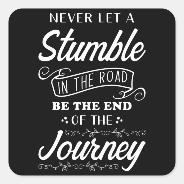 Sticker Carré Devis Inspiration (Devant)