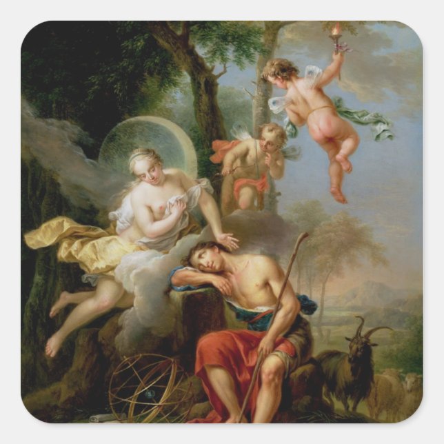 Sticker Carré Diana et Endymion (Devant)