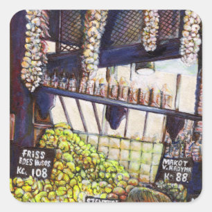 Sticker Carré Dimensions de curiosité