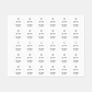 Sticker Carré d'invitation