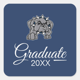 Sticker Carré Diplômé de la SWOSU