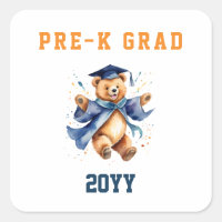 Diplômé de pré-maternelle Ourson Mignon