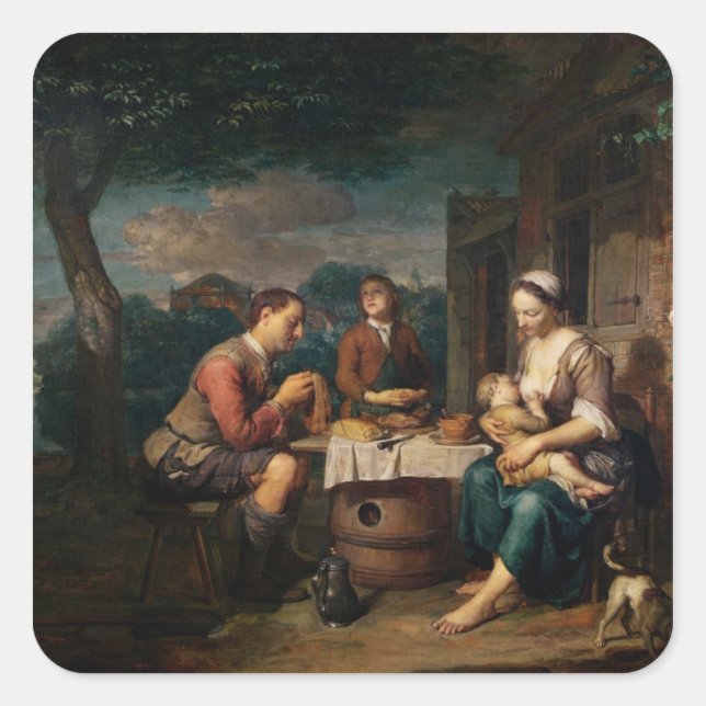 Sticker Carré Dire grâce (Devant)