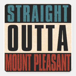 Sticker Carré Directement de Mount Pleasant South Carolina SC