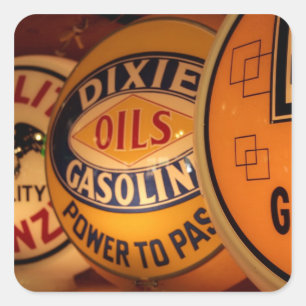 Sticker Carré Dixon, Nouveau Mexique, Etats-Unis. Cru