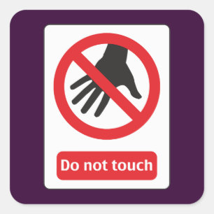 Sticker Carré DO urgence touch
