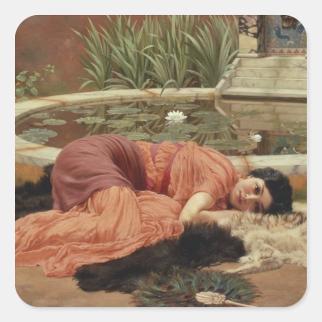Sticker Carré Dolce Far Niente, 1904 (Devant)