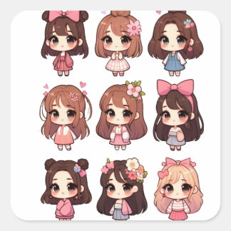 Sticker Carré Dolly 1