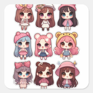 Sticker Carré Dolly 2