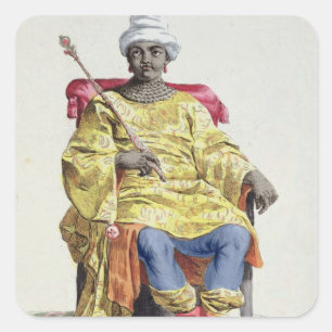 Sticker Carré Don Alvares, Roi du Congo, de Receuil des