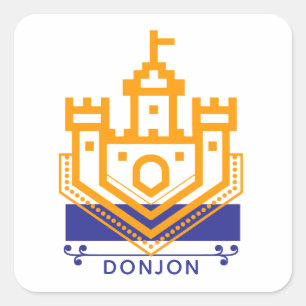 Sticker Carré Donjon
