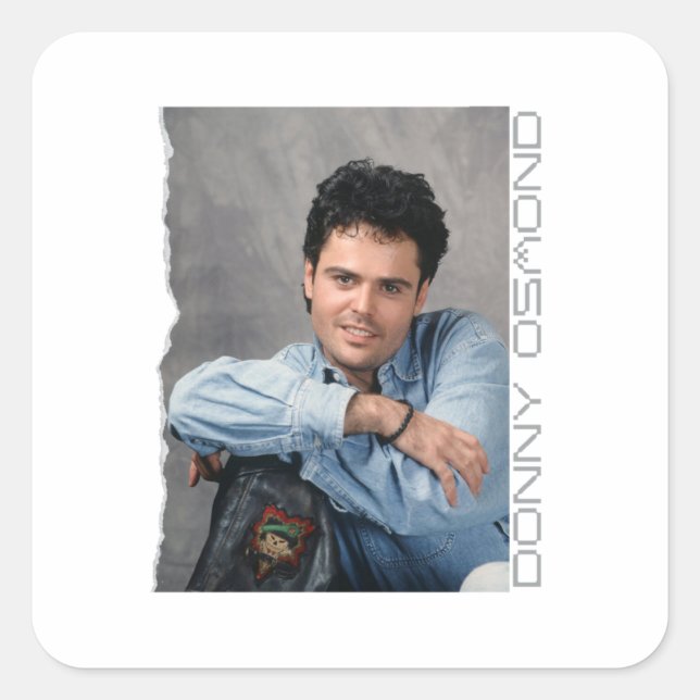 Sticker Carré Donny osmond (Devant)