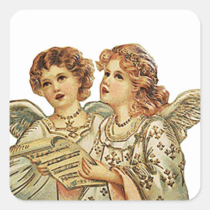 Sticker Carré Double Beauthful Angels