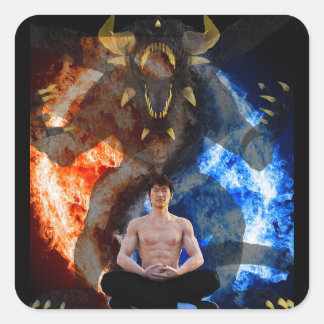 Sticker Carré Douceur