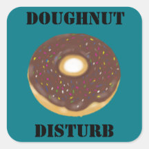 Doughnut ne dérange pas l'autocollant
