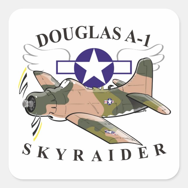 Sticker Carré douglas a-1 (Devant)