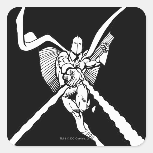 Sticker Carré Dr Fate Magic Outline (Devant)