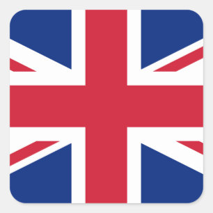 Sticker Carré Drapeau britannique