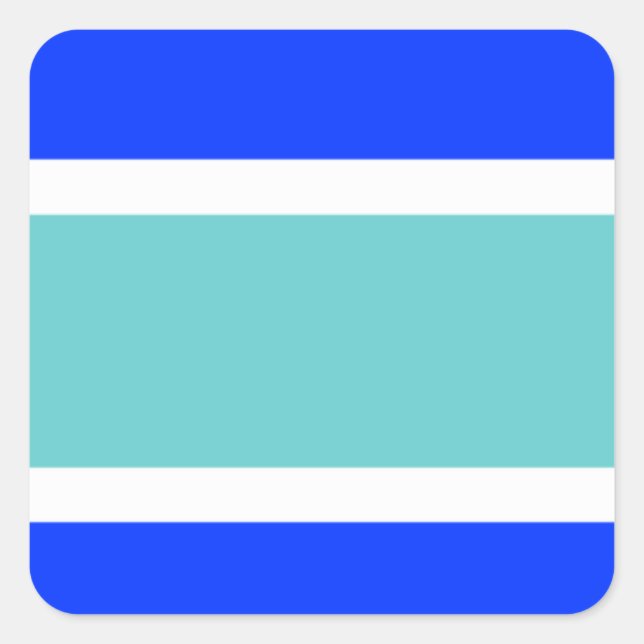 Sticker Carré Drapeau de Marbella (Devant)