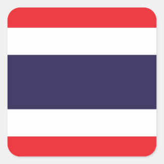 Sticker Carré Drapeau de Thaïlande
