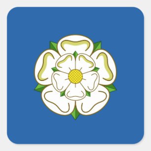 Sticker Carré Drapeau du Yorkshire