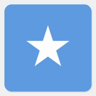 Sticker Carré Drapeau somalien