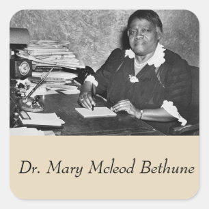 Sticker Carré Dre Mary Mcleod Bethune