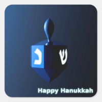 Dreidel bleu brillant