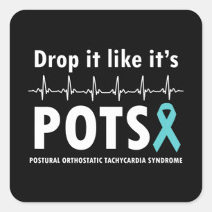 Sticker Carré Drop It Like It's POTS T-Shirt2